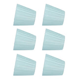 6Pcs Fabric Lampshade Chandelier Shade Wall Light Cover Clamp Mount for Small A B C F P Bulb