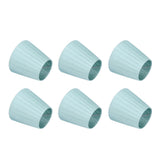 6Pcs Fabric Lampshade Chandelier Shade Wall Light Cover Clamp Mount for Small A B C F P Bulb