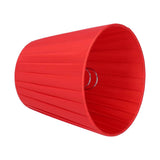 6Pcs Lampshade Modern Fabric Table Lamp Cover for Crystal Chandelier Wall Light Red