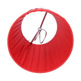 6Pcs Lampshade Modern Fabric Table Lamp Cover for Crystal Chandelier Wall Light Red