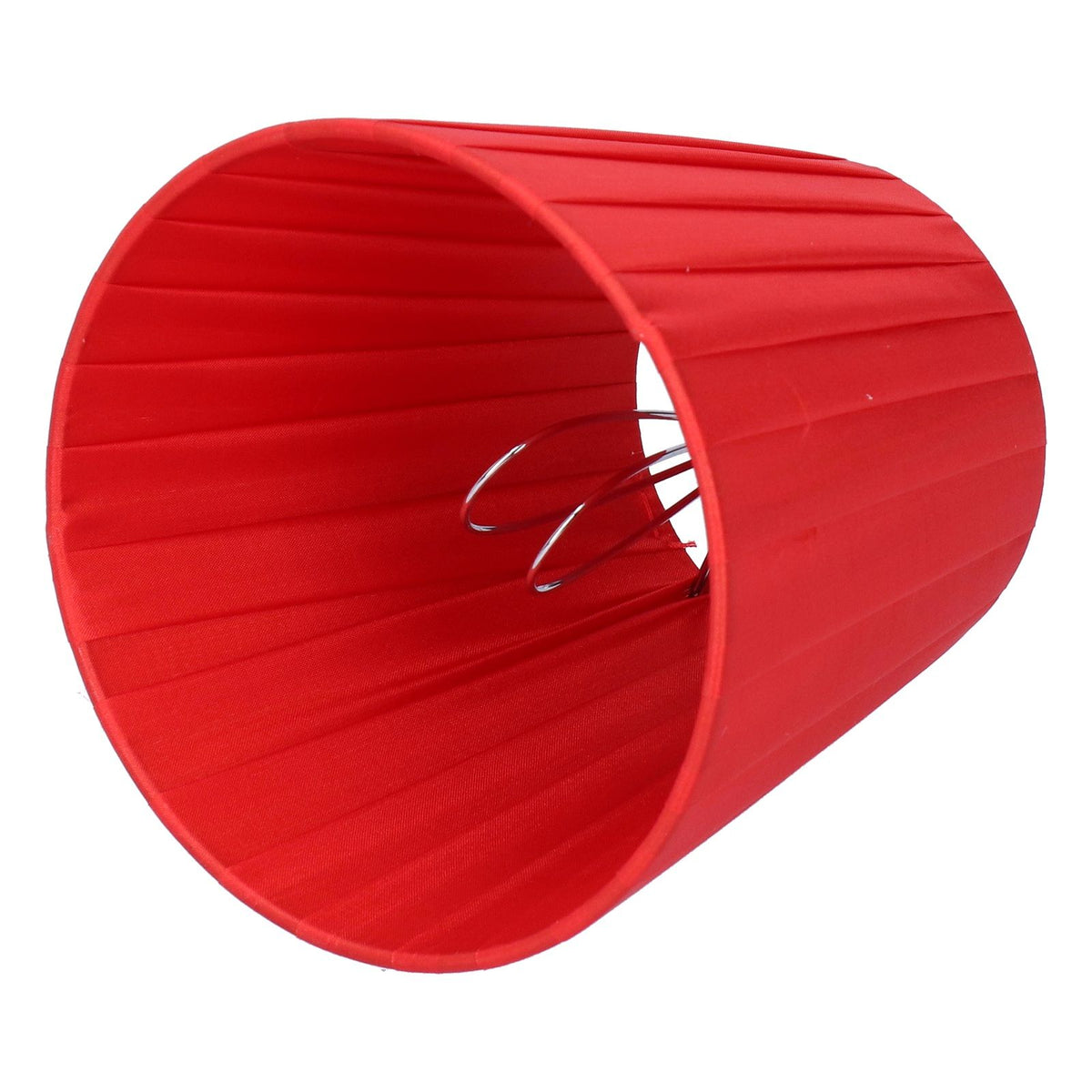 6Pcs Lampshade Modern Fabric Table Lamp Cover for Crystal Chandelier Wall Light Red
