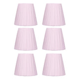 6pcs Chandelier Cloth Lampshade Wall Lamp Clip On Cover Shades Modern Simple Decoration for Home
