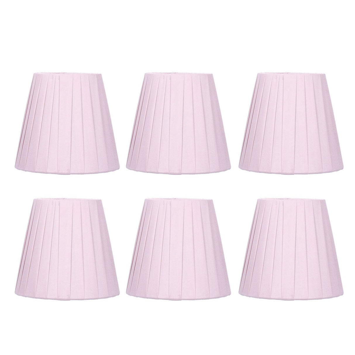 6pcs Chandelier Cloth Lampshade Wall Lamp Clip On Cover Shades Modern Simple Decoration for Home
