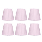 6pcs Chandelier Cloth Lampshade Wall Lamp Clip On Cover Shades Modern Simple Decoration for Home