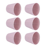 6pcs Chandelier Cloth Lampshade Wall Lamp Clip On Cover Shades Modern Simple Decoration for Home - Rear View