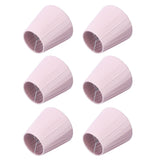 6pcs Chandelier Cloth Lampshade Wall Lamp Clip On Cover Shades Modern Simple Decoration for Home - Low Angle