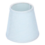 6pcs Sky Blue Cloth Lampshade Wall Lamp Cover Shades Modern Simple Decoration for E14 Screw Chandelier - Extra Image