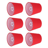 6Pcs Lampshade Modern Simple Cloth Art Inner Film Pendant Wall Light Shade Cover for Lamps E14