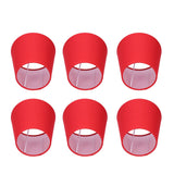 6Pcs Lampshade Modern Simple Cloth Art Inner Film Pendant Wall Light Shade Cover for Lamps E14 - Close-Up Angle