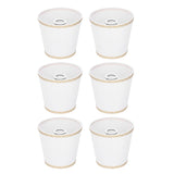 6Pcs European Style Lampshade Cover for Chandelier Wall Light W/E14 Interface Lamp Base Round Mouth Mount