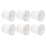 6Pcs European Style Lampshade Cover for Chandelier Wall Light W/E14 Interface Lamp Base Round Mouth Mount