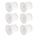 6Pcs European Style Lampshade Cover for Chandelier Wall Light W/E14 Interface Lamp Base Round Mouth Mount