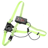 LED Night Running Lights USB Charging Chest Lamp Safety Warning Light for Outdoor Camping Hiking - Top-Down View