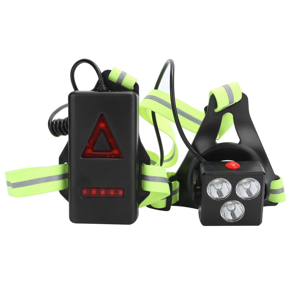 LED Night Running Lights USB Charging Chest Lamp Safety Warning Light for Outdoor Camping Hiking