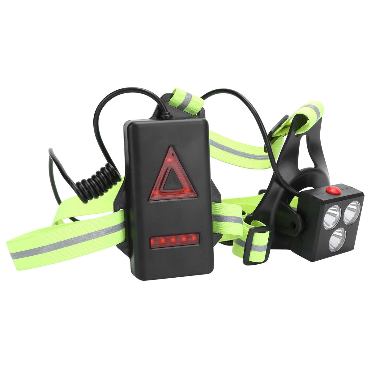 LED Night Running Lights USB Charging Chest Lamp Safety Warning Light for Outdoor Camping Hiking