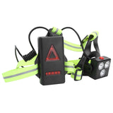 LED Night Running Lights USB Charging Chest Lamp Safety Warning Light for Outdoor Camping Hiking