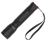 Bright P8 LED Flashlight Rotating Zoomable Torch Lamp IPX5 Waterproof for Outdoor Camping Hiking Emergency - Top-Down View