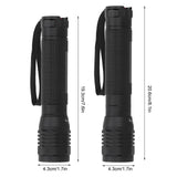 Bright P8 LED Flashlight Rotating Zoomable Torch Lamp IPX5 Waterproof for Outdoor Camping Hiking Emergency
