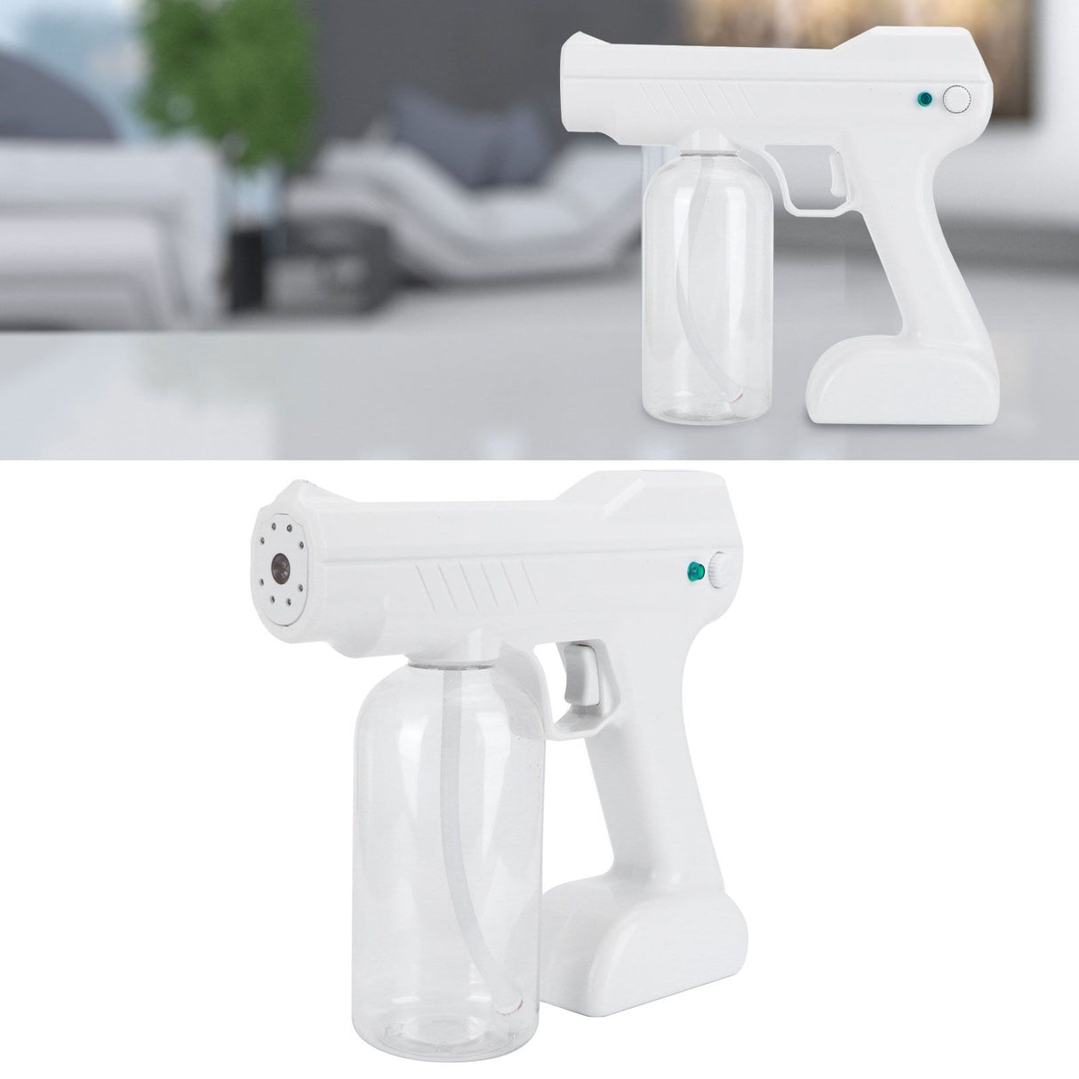 800ml Blue Light Nano Water Sprayer for House Cleaning Portable Cordless Rechargeable Spray Machine