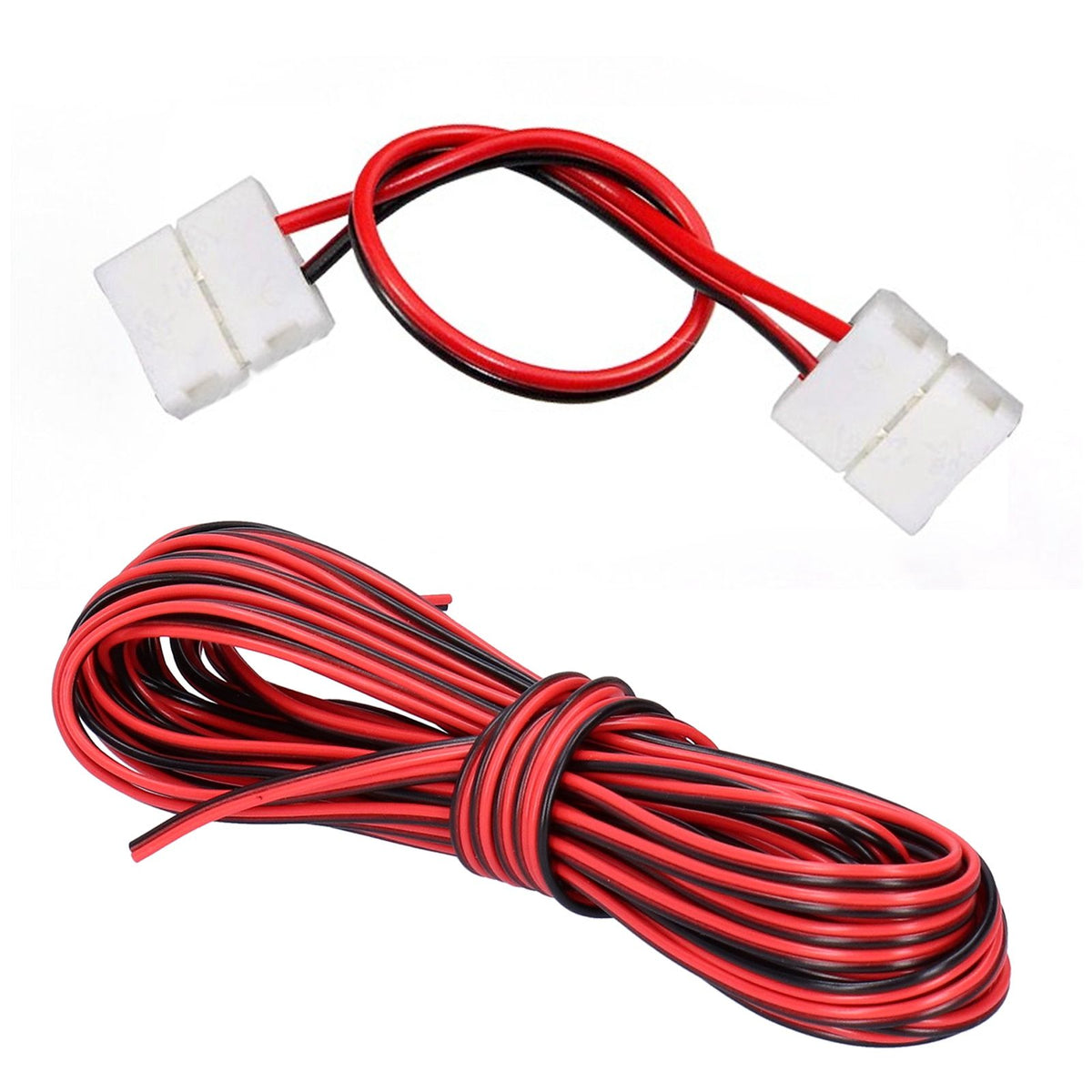 RGB Extension Connector Wire LED Strip Cable Connecting Cord 2Pin 3Pin Interface Lighting Parts