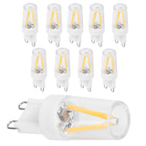 10Pcs G9 Base LED Light Bulbs 1.5W AC110V Bi‑Pin Bulb for Chandelier Ceiling Light Wall Lamp - Side View