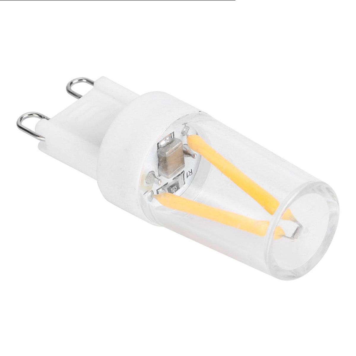 10Pcs G9 Base LED Light Bulbs 1.5W AC110V Bi‑Pin Bulb for Chandelier Ceiling Light Wall Lamp