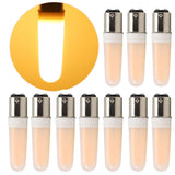 10Pcs 3W B15 Light Bulb Warm White Chandelier Ceiling Lamp Bulb Home Lighting Accessories AC110V - 45-Degree Angle