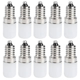 10Pcs 1.5W E14 Lamp Bulb Warm White Light Bulb for Chandelier Wall Lamp Home Lighting AC 110V