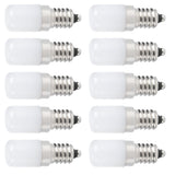 10Pcs 1.5W E14 Lamp Bulb Warm White Light Bulb for Chandelier Wall Lamp Home Lighting AC 110V