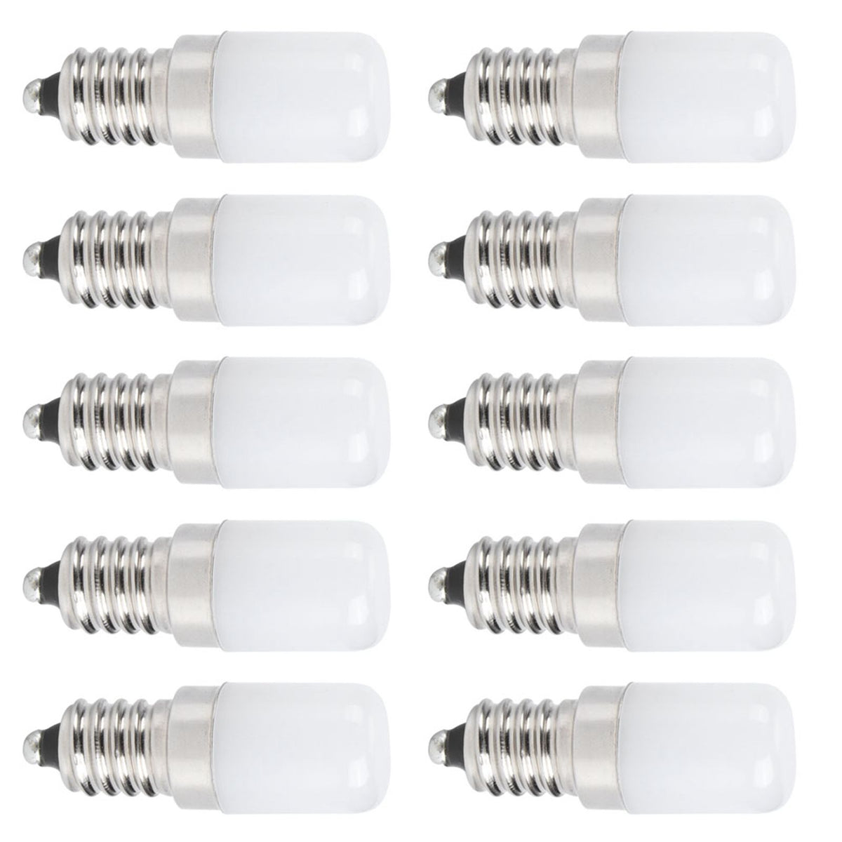 10Pcs 1.5W E14 Lamp Bulb Warm White Light Bulb for Chandelier Wall Lamp Home Lighting AC 110V