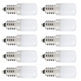 10Pcs 1.5W E14 Lamp Bulb Warm White Light Bulb for Chandelier Wall Lamp Home Lighting AC 110V