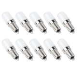 10Pcs 1.5W E14 Lamp Bulb Warm White Light Bulb for Chandelier Wall Lamp Home Lighting AC 110V - Rear View