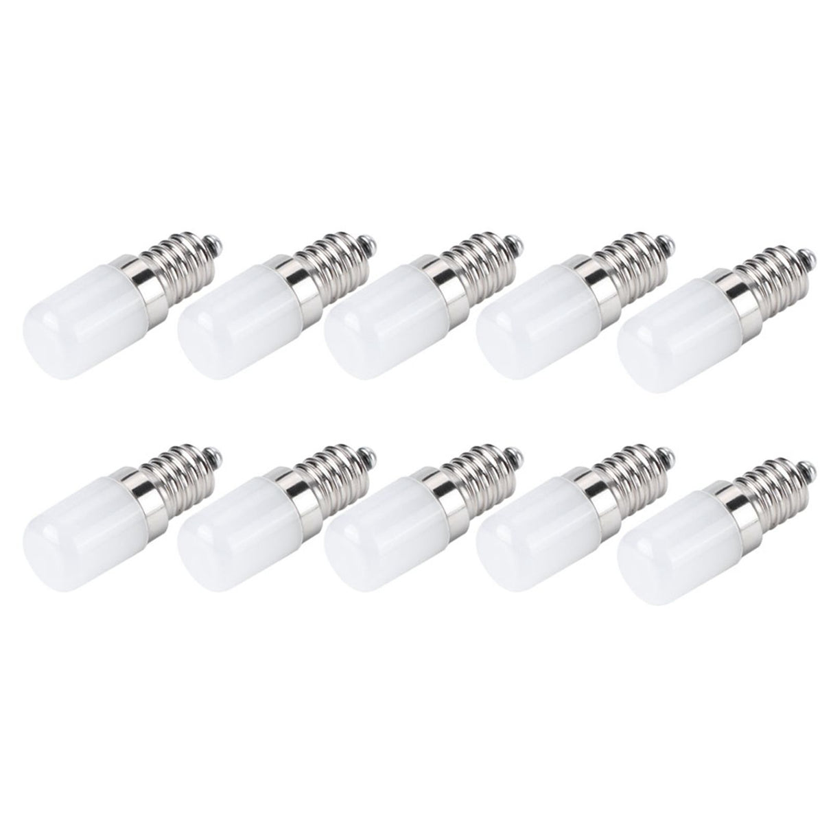 10Pcs 1.5W E14 Lamp Bulb Warm White Light Bulb for Chandelier Wall Lamp Home Lighting AC 110V