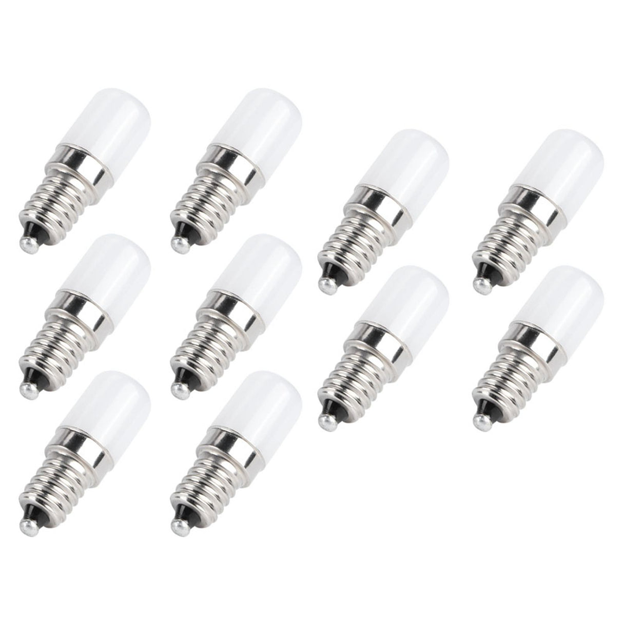 10Pcs 1.5W E14 Lamp Bulb Warm White Light Bulb for Chandelier Wall Lamp Home Lighting AC 110V
