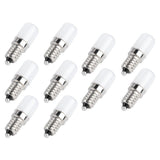 10Pcs 1.5W E14 Lamp Bulb Warm White Light Bulb for Chandelier Wall Lamp Home Lighting AC 110V - Low Angle