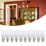 10Pcs 1.5W E14 Lamp Bulb Warm White Light Bulb for Chandelier Wall Lamp Home Lighting AC 110V
