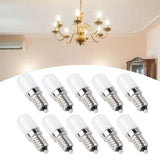 10Pcs 1.5W E14 Lamp Bulb Warm White Light Bulb for Chandelier Wall Lamp Home Lighting AC 110V - Extra Image