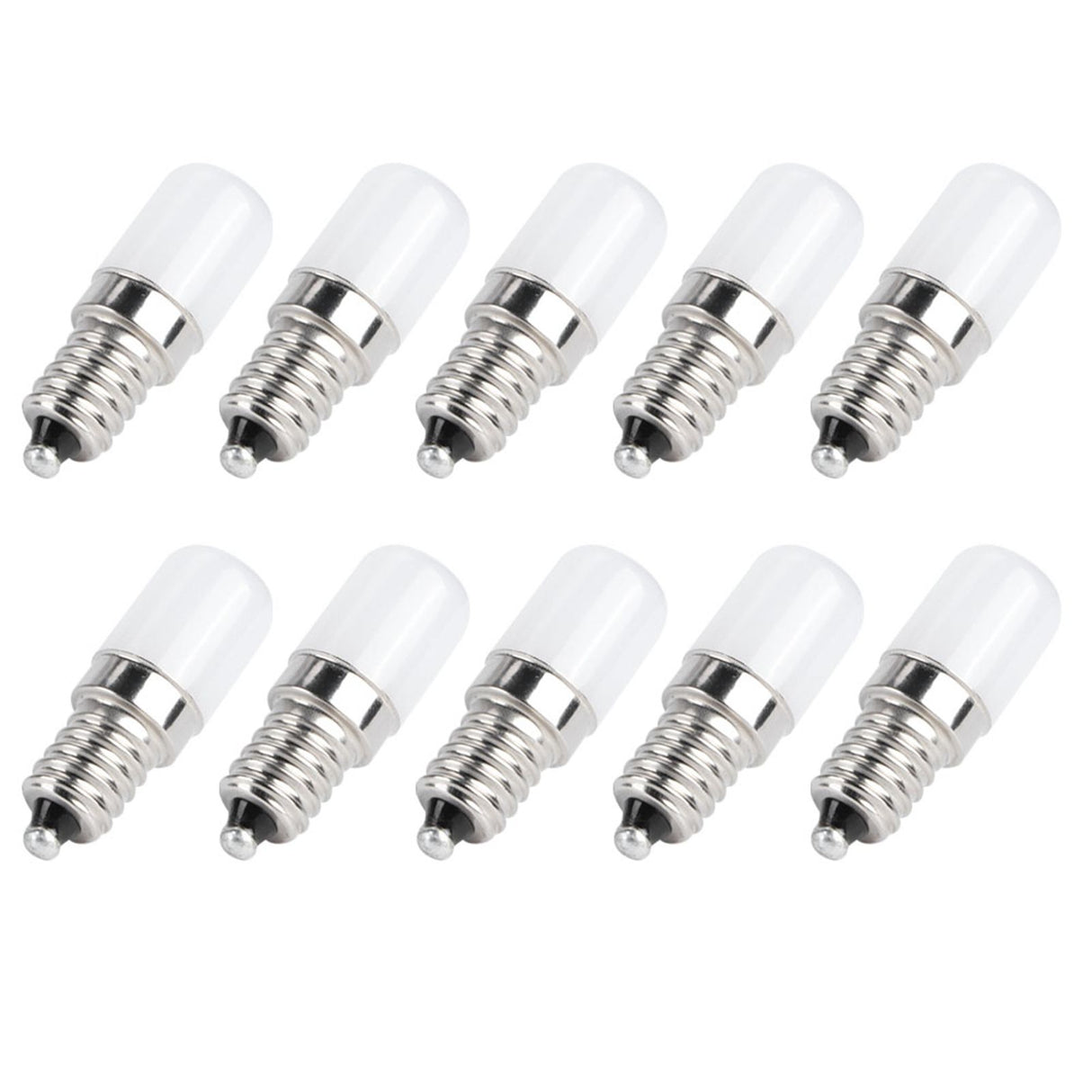 10Pcs 1.5W E14 Lamp Bulb Warm White Light Bulb for Chandelier Wall Lamp Home Lighting AC 110V