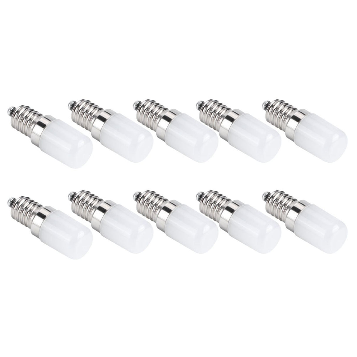 10Pcs 1.5W E14 Lamp Bulb Warm White Light Bulb for Chandelier Wall Lamp Home Lighting AC 110V