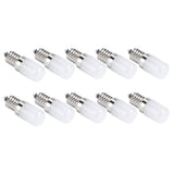 10Pcs 1.5W E14 Lamp Bulb Warm White Light Bulb for Chandelier Wall Lamp Home Lighting AC 110V
