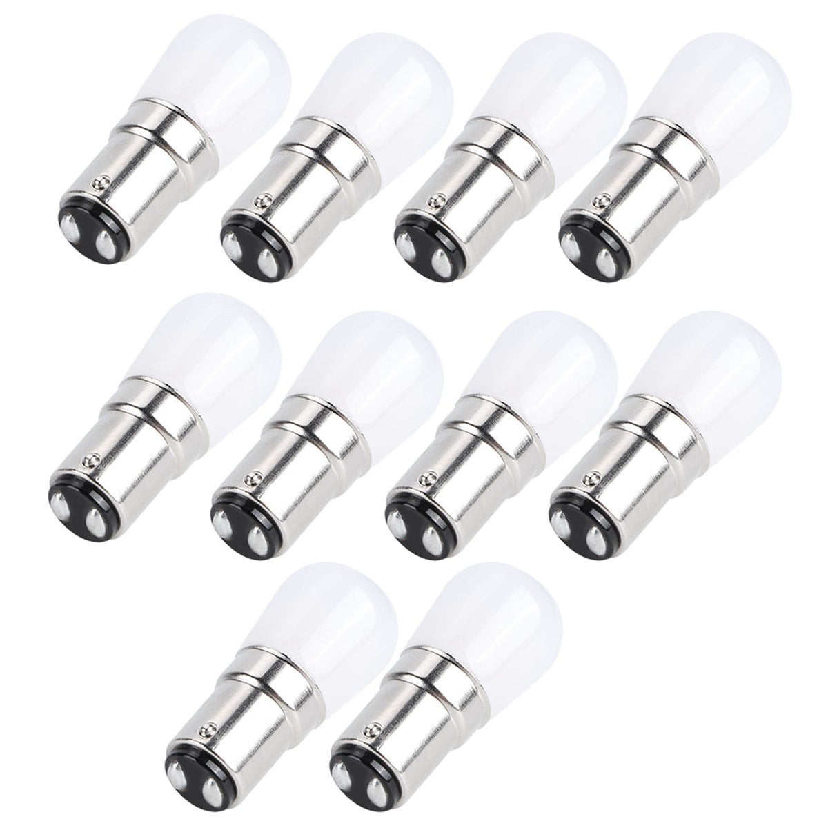 10Pcs 1.5W B15 LED Bulb Chandelier Ceiling Wall Lamp Warm White Light Bulb Lamp Accessories