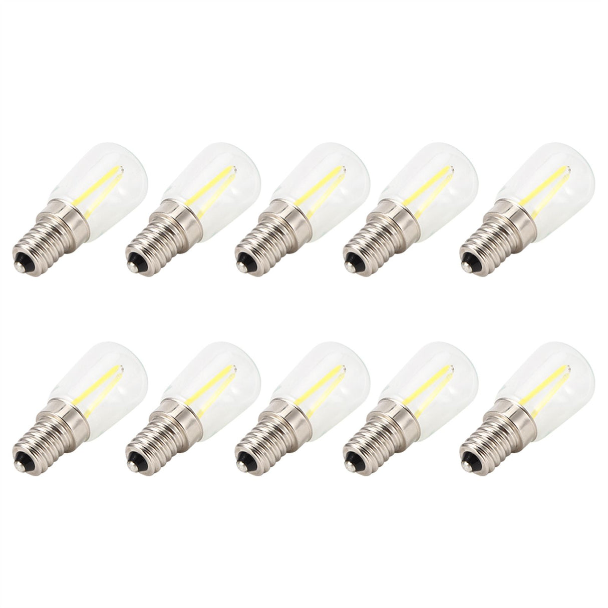 10PCS Mini Dimmable E14 LED Light Bulb 1.5W AC 110V for Chandelier Wall Lamp Home Lighting