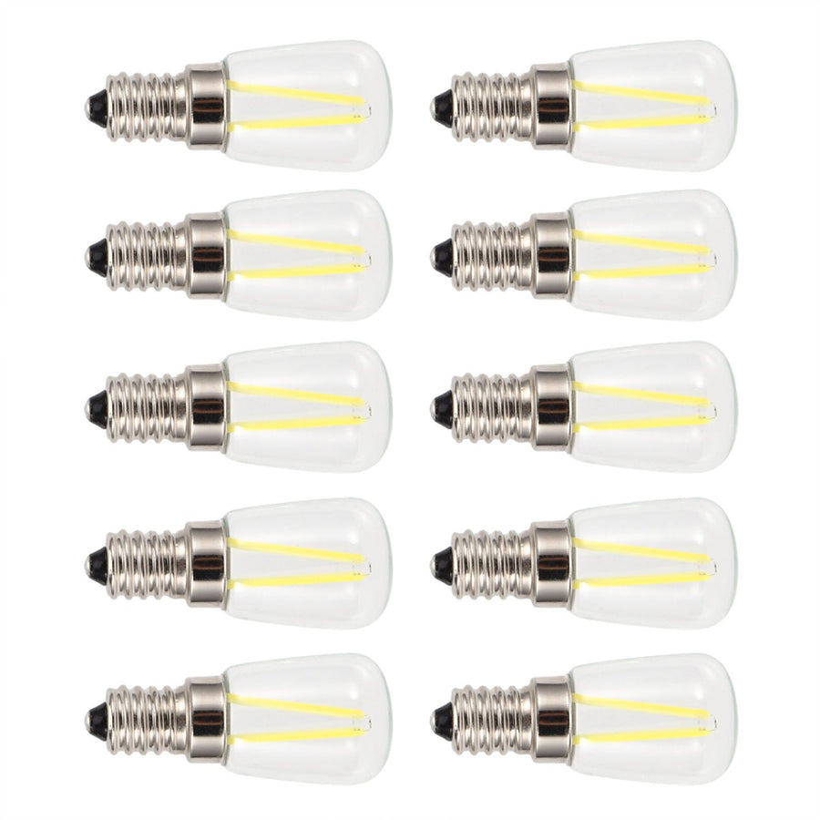 10PCS Mini Dimmable E14 LED Light Bulb 1.5W AC 110V for Chandelier Wall Lamp Home Lighting