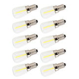 10PCS Mini Dimmable E14 LED Light Bulb 1.5W AC 110V for Chandelier Wall Lamp Home Lighting - Rear View