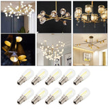 10PCS Mini Dimmable E14 LED Light Bulb 1.5W AC 110V for Chandelier Wall Lamp Home Lighting - Extra Image