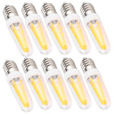 10Pcs 3W Small Bulb E14 Base Warm White Home Lighting Bulb for Chandelier Ceiling Light