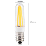 10Pcs 3W Small Bulb E14 Base Warm White Home Lighting Bulb for Chandelier Ceiling Light
