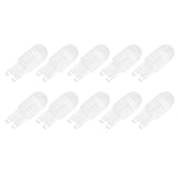 10Pcs G9 Bulbs 3W 5LED Bi Pin Light Source for Chandelier Ceiling Light Warm White 110V