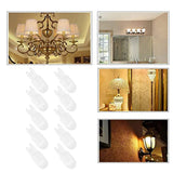 10Pcs G9 Bulbs 3W 5LED Bi Pin Light Source for Chandelier Ceiling Light Warm White 110V