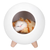 LED Night Light USB Charging Cute Pet House Touch Dimming Kid Baby Bedside Decoration Gift Lamp - Front View